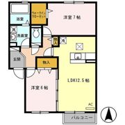パストラルベルデ A棟の間取り画像