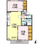 フォレストヴィラ D棟の間取り画像