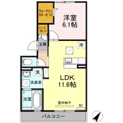 ヒルズビューの間取り画像
