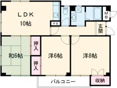 マイシティ101の間取り画像