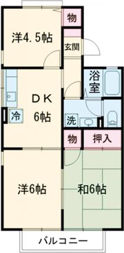 ボナールふくやまの間取り画像