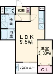 F+style狭山・池尻中2号館の間取り画像