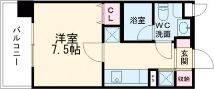 レジディア熊本辛島の間取り画像