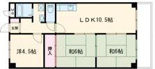 サンライフ牧野の間取り画像
