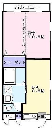 シャトル弐番館の間取り画像