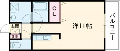 パレス東洋神戸6号館の間取り画像