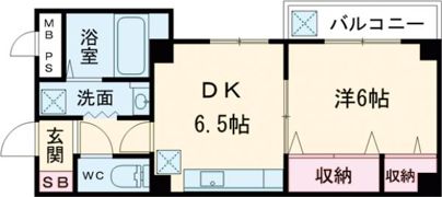 大林マンションの間取り画像