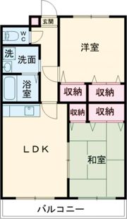 ミルフィーユ門井の間取り画像