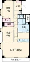 ハイタウンソレイユの間取り画像
