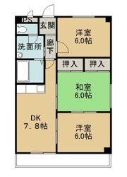 青柳コーポラスの間取り画像