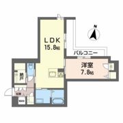 クレスティーク山王の間取り画像