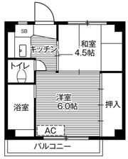ビレッジハウス岩沼1号棟の間取り画像