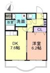 メゾン紀三井寺Ⅱの間取り画像