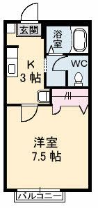 ディアスUの間取り画像
