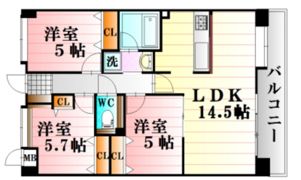 ウェスティンの間取り画像