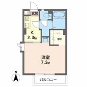パークサイド高田 Bの間取り画像