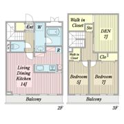 シークエンス原 A棟の間取り画像