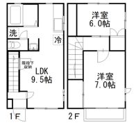 パティオ2番館の間取り画像