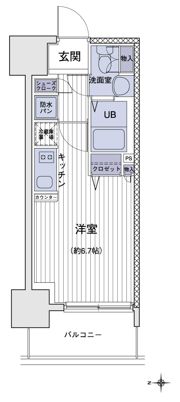 エスティメゾン大島の間取り画像