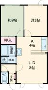 ハウスナガタⅡの間取り画像