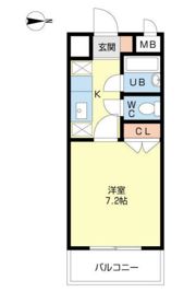 ベルメゾン亀川の間取り画像