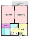 ウエストヒルズの間取り画像