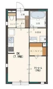 アルテール ユキフミの間取り画像