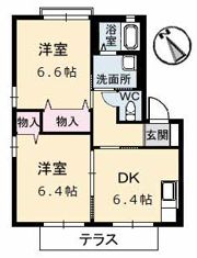 ディアス B棟の間取り画像