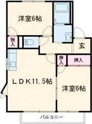 エクセルハイムの間取り画像