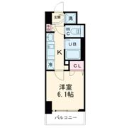 プレサンス梅田北パワーゲートの間取り画像
