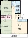 メロディハイツ下村Ⅱの間取り画像
