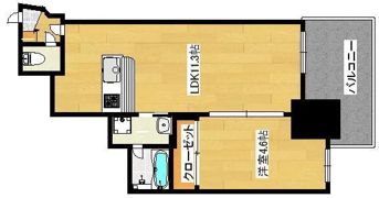 ウイング11の間取り画像