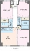スカイコートの間取り画像