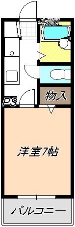 ディアコートNの間取り画像