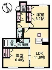 ヴィラ・コモド天庫の間取り画像
