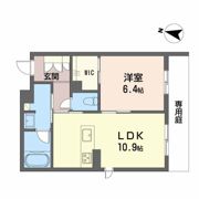 ベレオ鳥飼の間取り画像