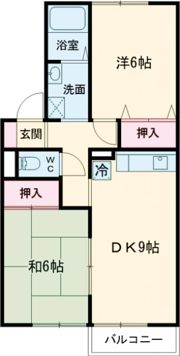 メゾン・ド・ヴィレ西大寺の間取り画像