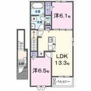 キャトル セゾンの間取り画像