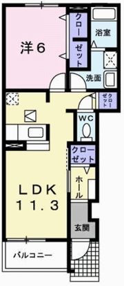 ニュージェルメ・アイⅡの間取り画像
