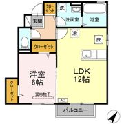 フレブラースⅡ A棟の間取り画像