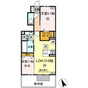 D-ROOM上葛原の間取り画像