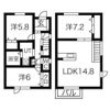 テラスハウスCの間取り画像