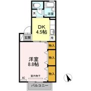 フロラシオン川内 Ⅲ棟の間取り画像
