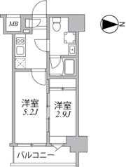 SYFORME住吉の間取り画像