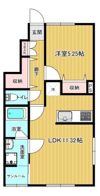 ブルジェオンAの間取り画像