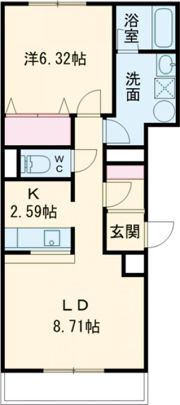 エスティ三番館214－10の間取り画像
