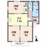 ディアス星乃岡の間取り画像