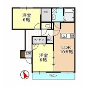 棒屋第七下池ハイツの間取り画像