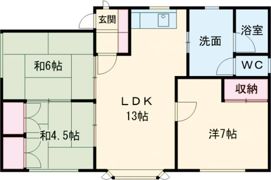 パークハイツ モリの間取り画像