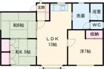 パークハイツ モリの間取り画像
